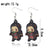 New Anime Acrylic Dangle Earrings Demon Slayer Kimetsu no Yaiba Blade of Ghost Cosplay Jewelry Accessary For Women Girl Gifts