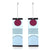 New Anime Acrylic Dangle Earrings Demon Slayer Kimetsu no Yaiba Blade of Ghost Cosplay Jewelry Accessary For Women Girl Gifts