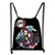 Anime Demon Slayer Kimetsu No Yaiba drawstring bag teenage girl boys fashion storage bag Nezuko Tanjirou backpack travel bag