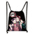 Anime Demon Slayer Kimetsu No Yaiba drawstring bag teenage girl boys fashion storage bag Nezuko Tanjirou backpack travel bag
