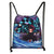 Anime Demon Slayer Kimetsu No Yaiba drawstring bag teenage girl boys fashion storage bag Nezuko Tanjirou backpack travel bag
