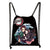 Anime Demon Slayer Kimetsu No Yaiba drawstring bag teenage girl boys fashion storage bag Nezuko Tanjirou backpack travel bag