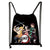 Anime Demon Slayer Kimetsu No Yaiba drawstring bag teenage girl boys fashion storage bag Nezuko Tanjirou backpack travel bag