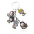 New Anime Acrylic Dangle Earrings Demon Slayer Kimetsu no Yaiba Blade of Ghost Cosplay Jewelry Accessary For Women Girl Gifts