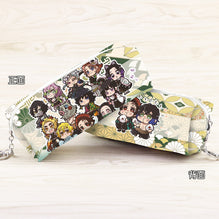 Anime Demon Slayer: Kimetsu no Yaiba Synthetic Leather Pencil Pouch Kamado Tanjirou Cartoon Character Cosmetic Bag