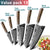 Kitchen knife Chef Knives Japanese 7CR17 440C High Carbon Stainless Steel Imitation Damascus Sanding Laser Knife