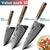 Kitchen knife Chef Knives Japanese 7CR17 440C High Carbon Stainless Steel Imitation Damascus Sanding Laser Knife